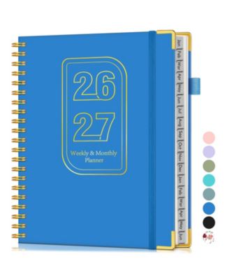 Planner 2026-2027 Weekly Monthly Hardcover Spiral Agenda