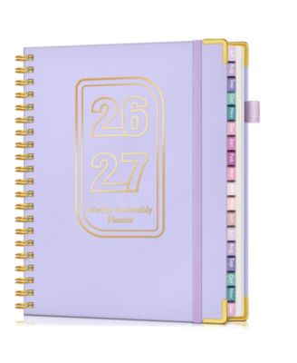 Planner 2026-2027 Weekly Monthly Hardcover Spiral Agenda