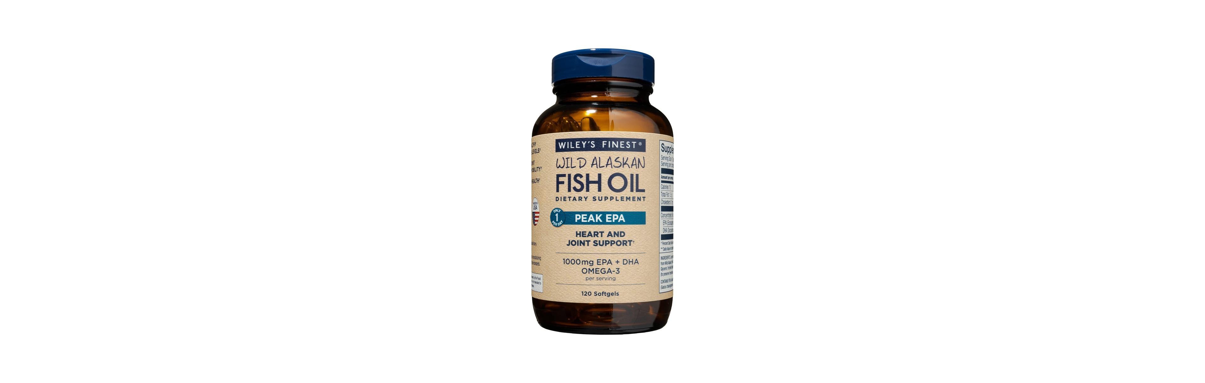 Wiley's Finest Wild Alaskan Fish Oil Peak Epa