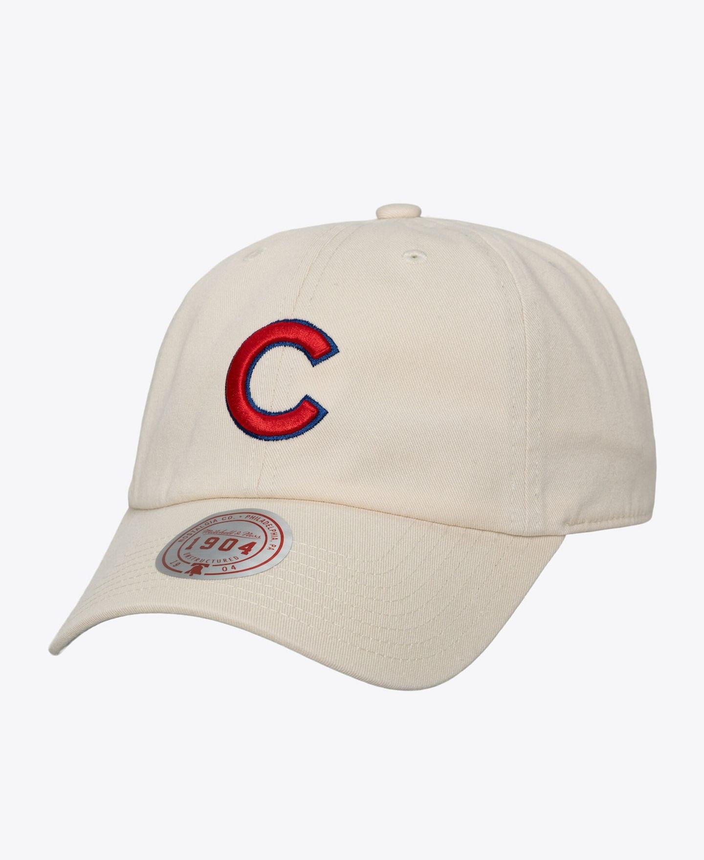 Кепка Mitchell & Ness Cream Chicago Cubs Off-Season 1904 Strapback Adjustable Hat — фото 1