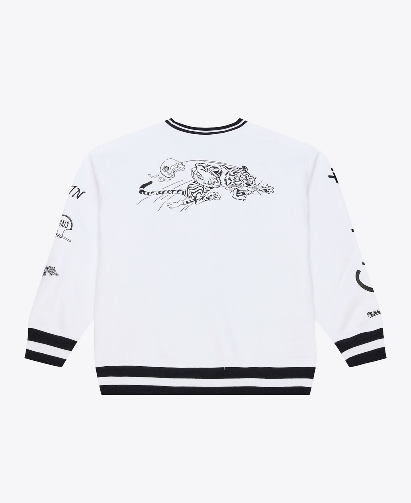 Мужская толстовка Mitchell & Ness White Cincinnati Bengals Arctic Fleece — фото 2