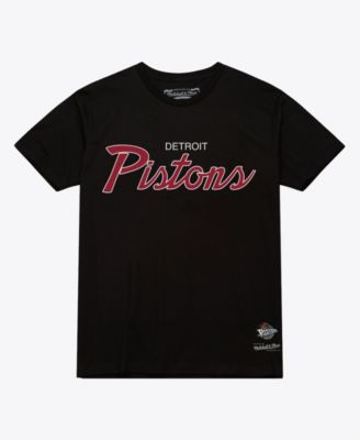 Men's Black Detroit Pistons Vintage Wordmark T-Shirt