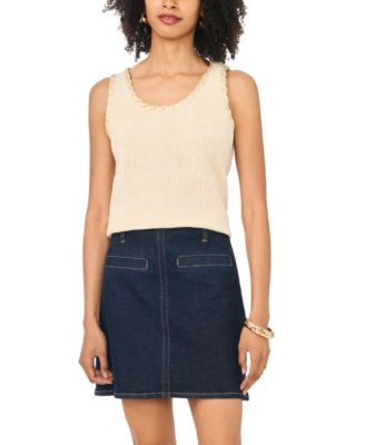 Women's Cotton Scoop Neck Tank Top