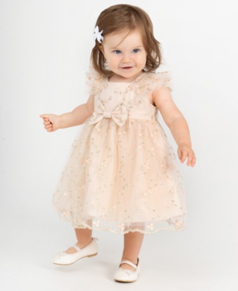 Детские Rare Editions Baby Girls' Ruffled Sleeveless Dress