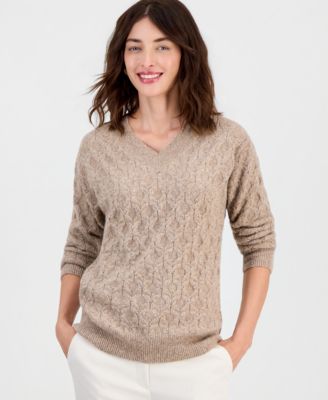Women's Emmvicini Oversized Long-Sleeve Sequin Sweater