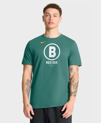 Men's Green Boston Red Sox City Connect Large Logo T-Shirt