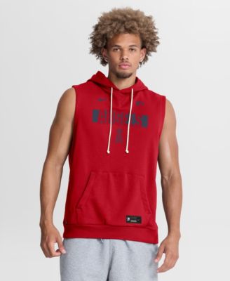 Men's Red Los Angeles Angels Authentic Collection Standard Issue Dri-FIT Sleeveless Hoodie