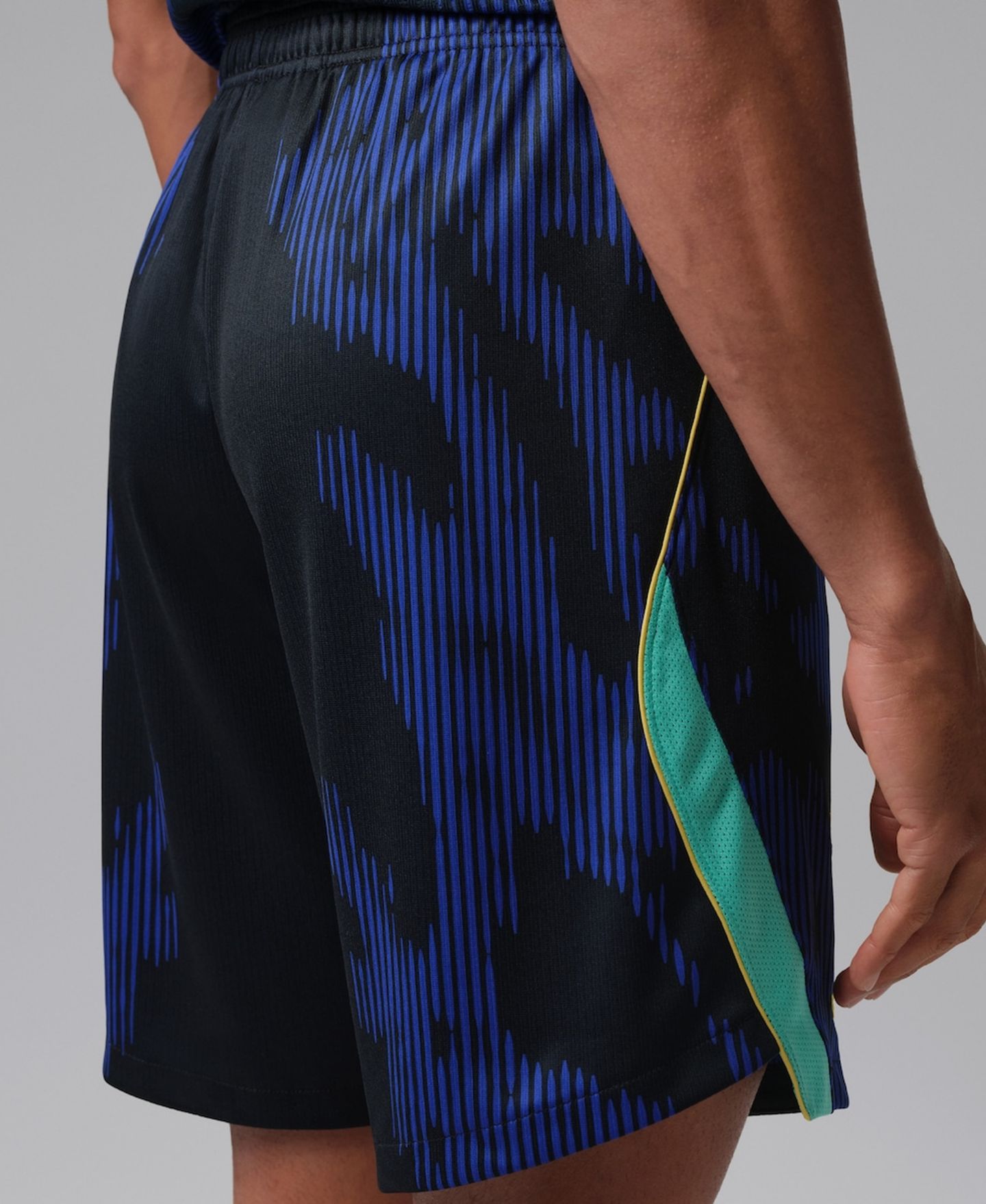 Мужские шорты Jordan Blue Brazil National Team 2026 Stadium Dri-FIT Replica — фото 2
