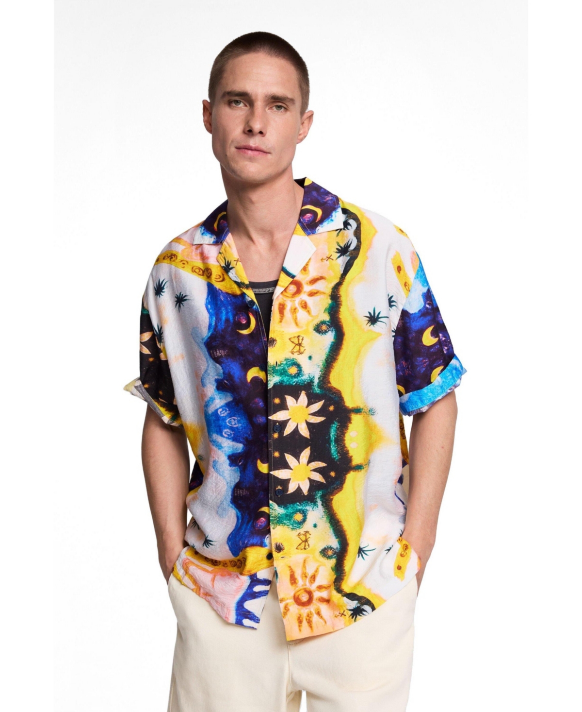 Desigual Men's Cosmos printed shirt