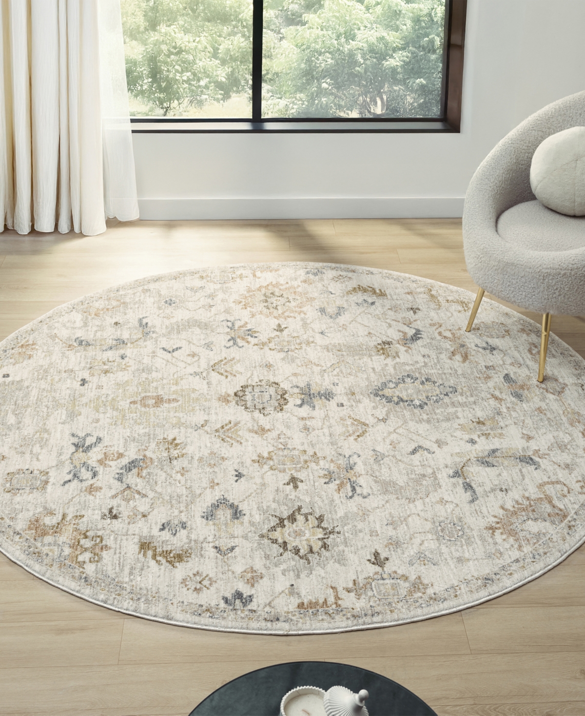 Lr Home Maria Mir-919 6'6"x6'6" Area Rug