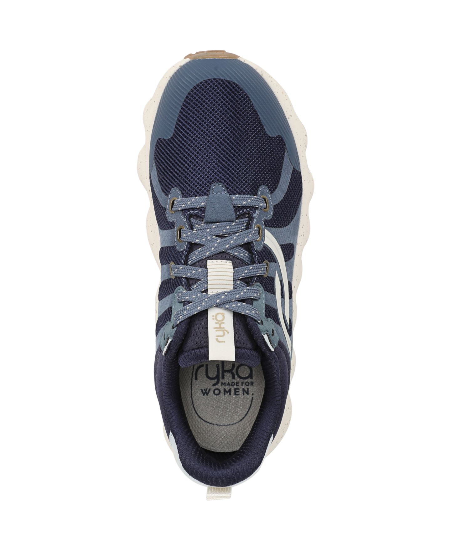 Женские кроссовки Ryka Podflow TR Hiking Lace-Up, цвет: Синяя искусственная кожа / Сетчатый — фото 4