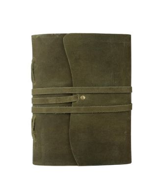 Leather Journal Vintage Notebook Unlined Blank Paper Travel Diary Sketchbook
