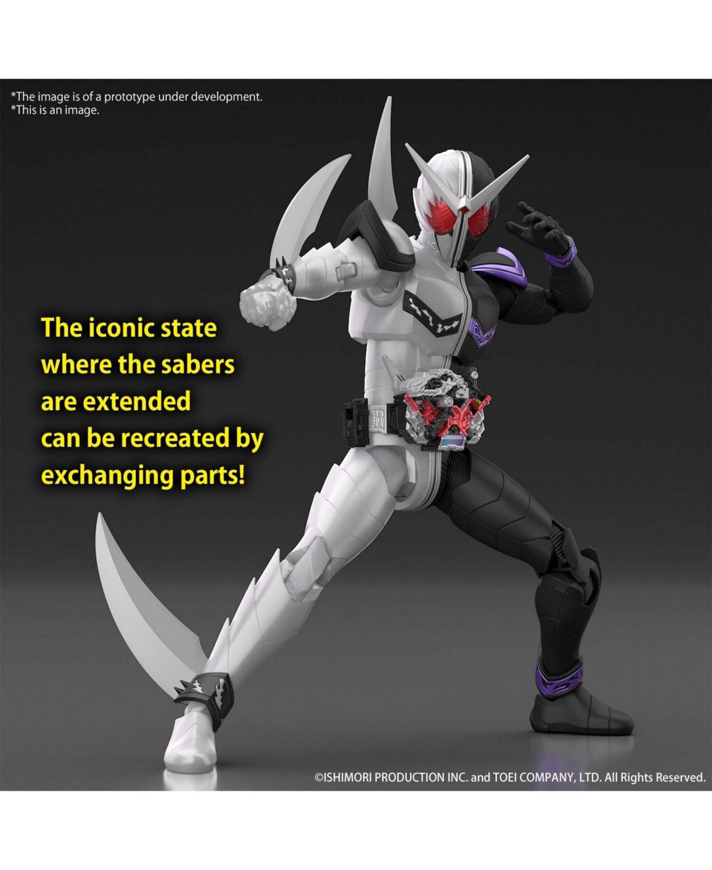 Фигурка Bandai Kamen Rider Double Figure-Rise Standard FangJoker, 3.47", от 14 лет, цвет: Разноцветный — фото 3