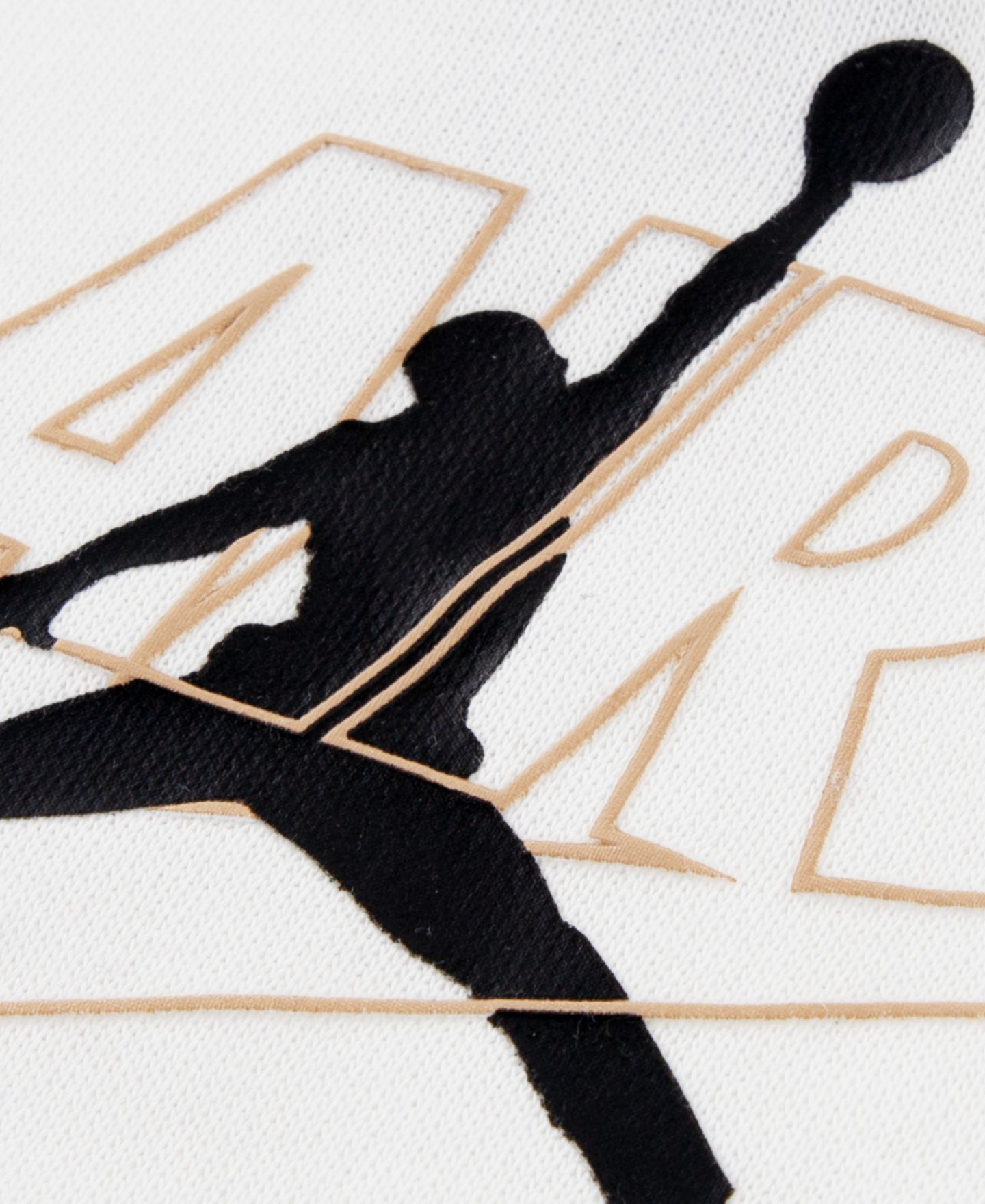 Комплект для мальчика Jordan: худи с логотипом Swoosh и джоггеры, 2 предмета, цвет: Белый / Бежевый — фото 4