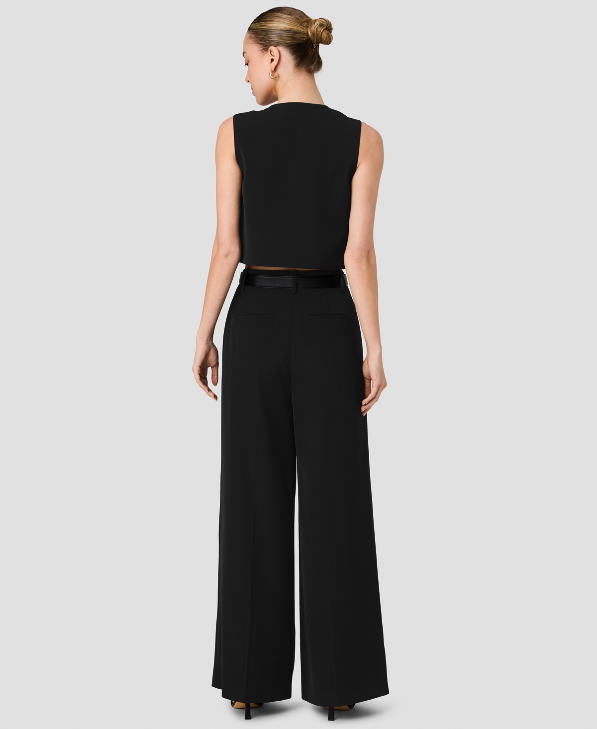 French Connection Women's Harry Suiting Sleeveless Button-Front Top