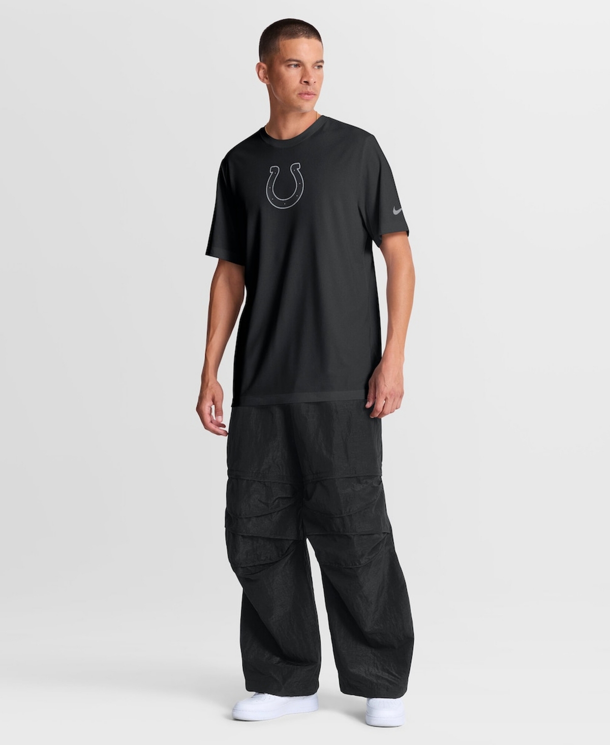 Nike Men's Black Indianapolis Colts Sideline Lead The Charge Legend Dri-fit T-Shirt