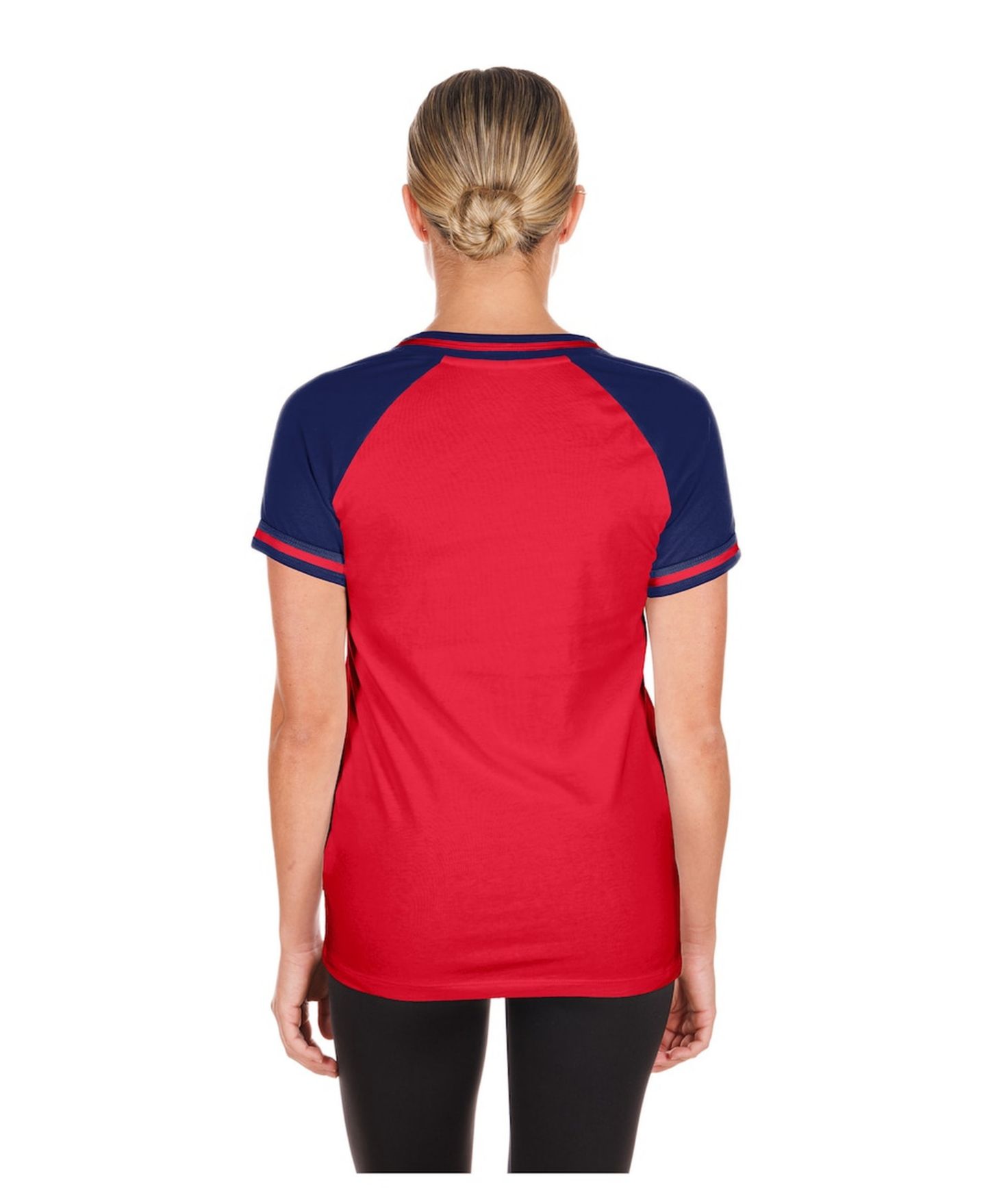 Женская футболка New Era Red Philadelphia Phillies Gameday V-Neck — фото 4