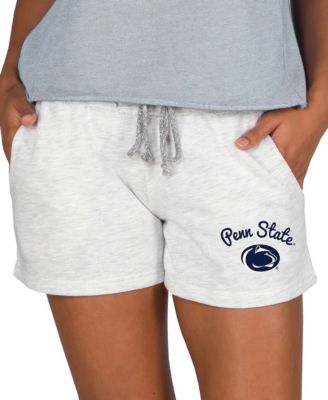 Women's Ash Penn State Nittany Lions Mainstream French Terry Tri-Blend Shorts