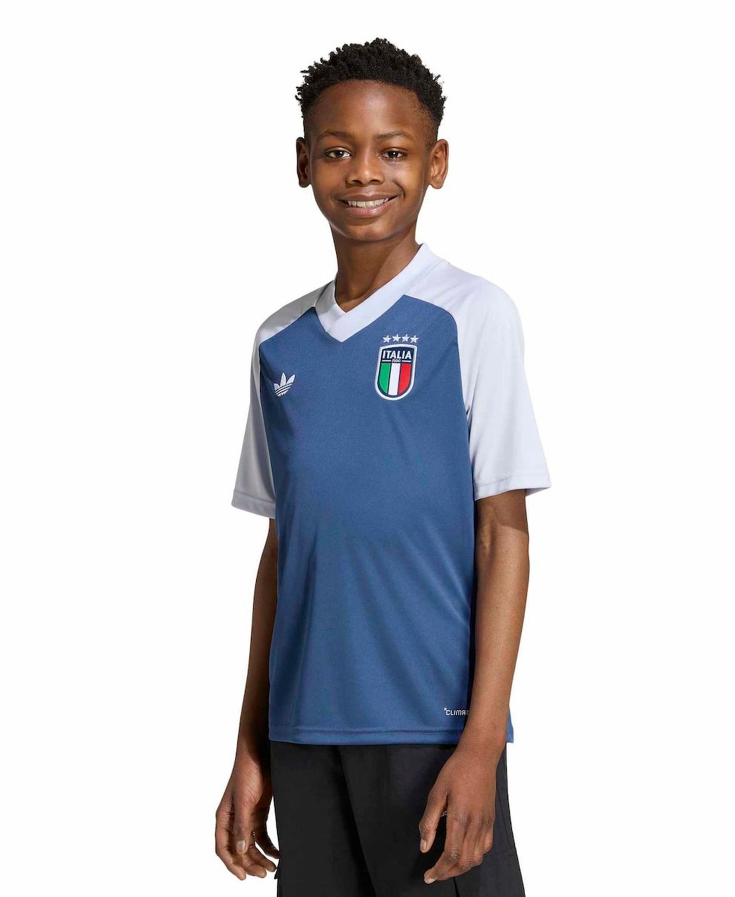 Детская предматчевая джерси adidas сборной Италии 2026, Blue — фото 11