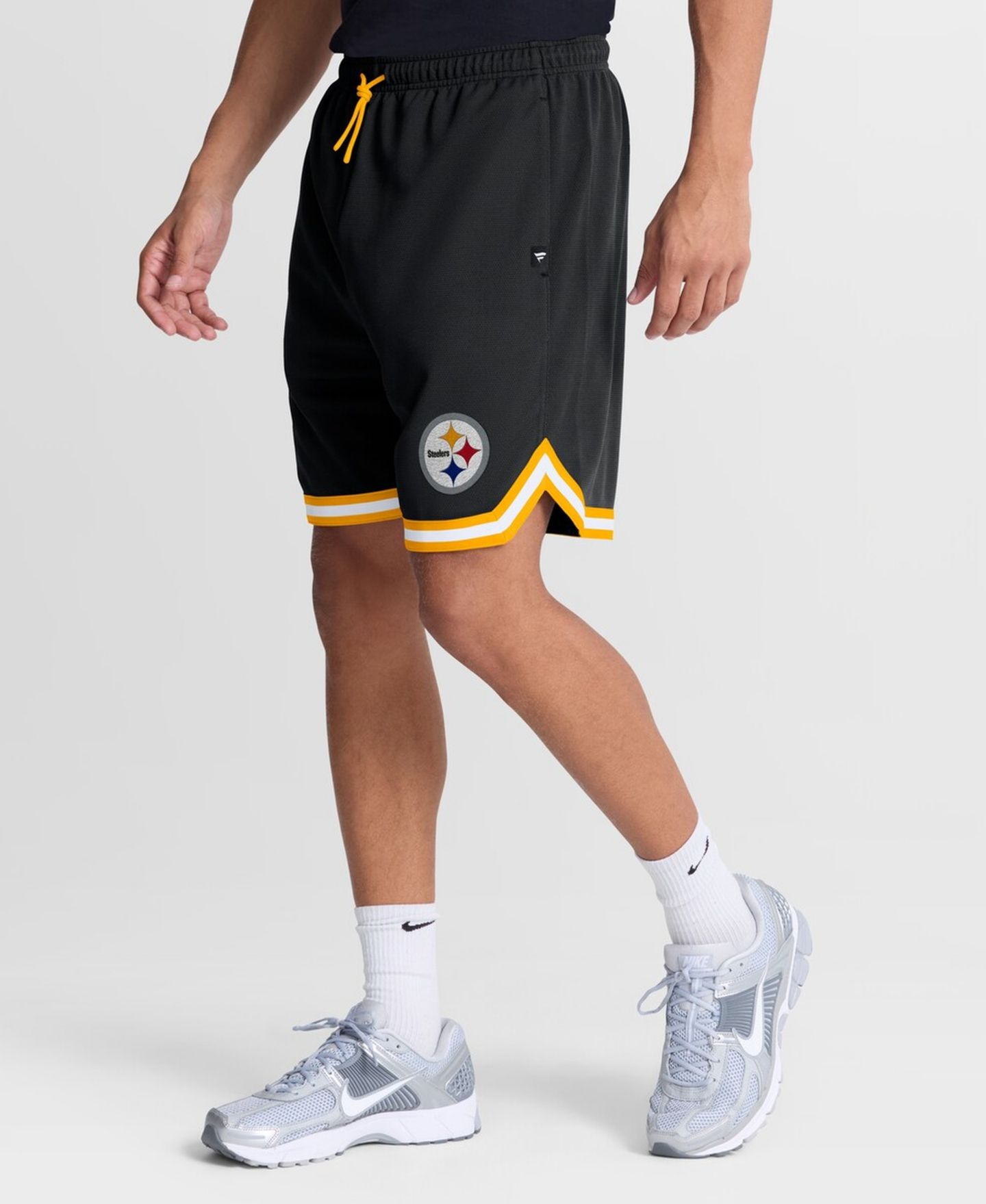 Мужские шорты Fanatics Black Pittsburgh Steelers Fearless Drive — фото 3