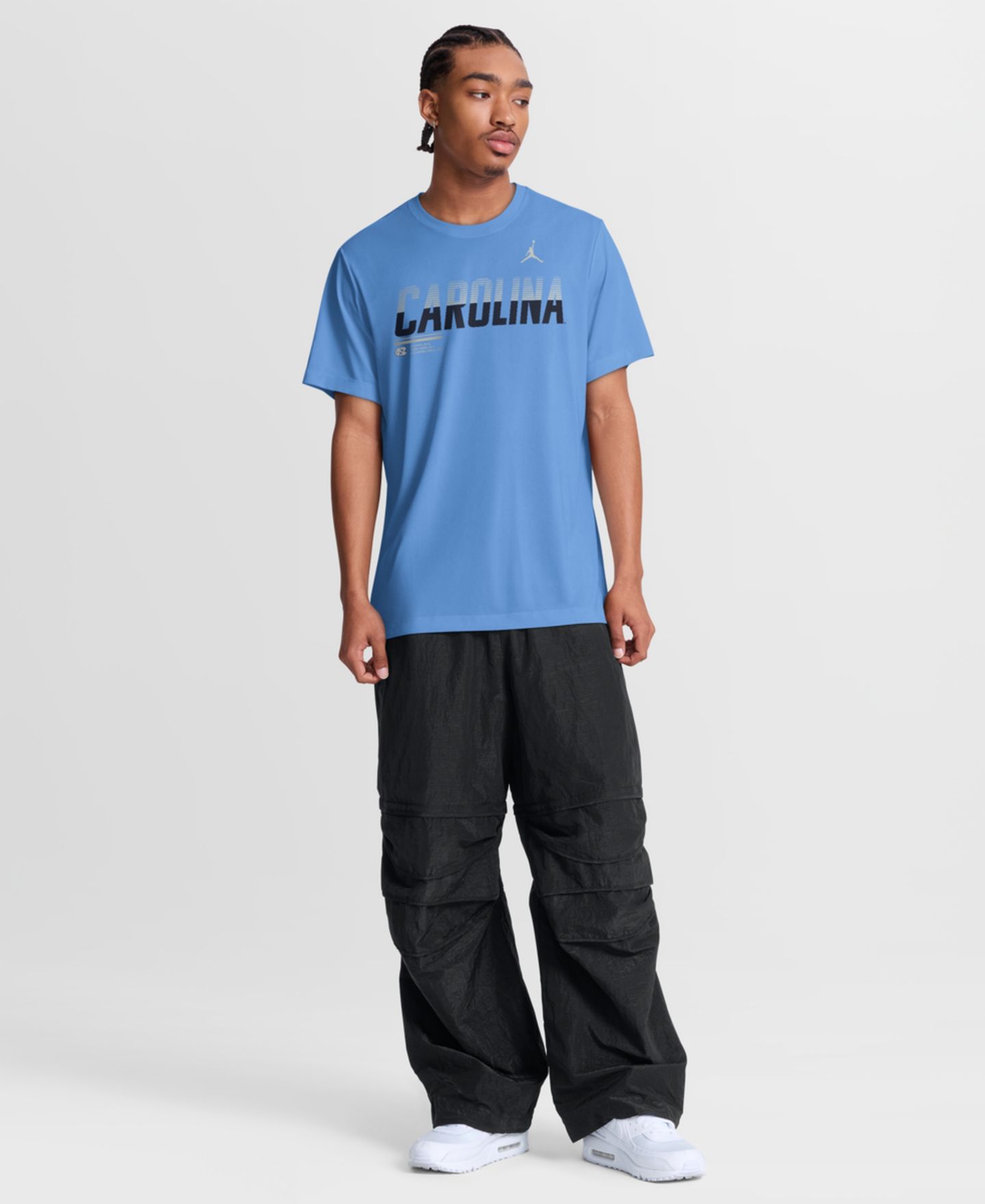 Мужские футболки Jordan Carolina Blue North Carolina Tar Heels Sideline Legend Dri-FIT — фото 5
