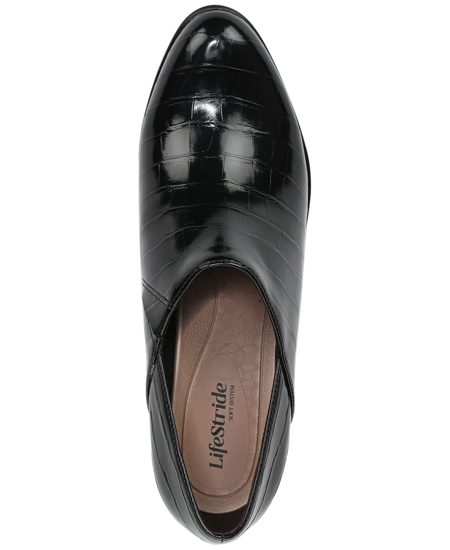 Женские туфли LifeStride Elegant Slip-On Pumps, цвет: Чёрная искусственная кожа, вариант 1 — фото 4