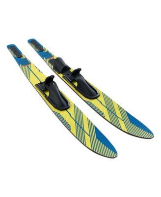 Water Skis Adult Water Ski with Adjustable Horseshoe Bindings and Padded Rear Toe Plate High gloss UV Coating Waterskis
