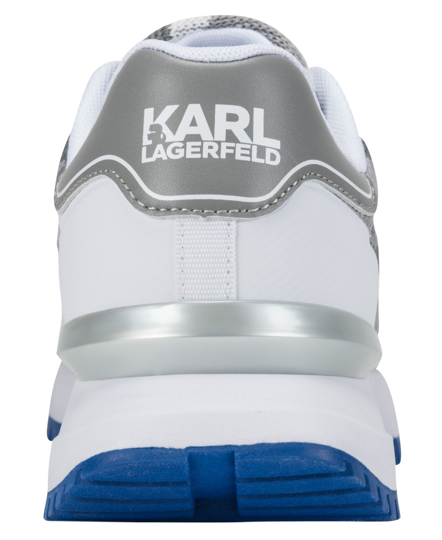 Мужские кроссовки KARL LAGERFELD PARIS Karl Lagerfeld Calixte Camo Lace-Up Runner, цвет: Белый / Серый — фото 3