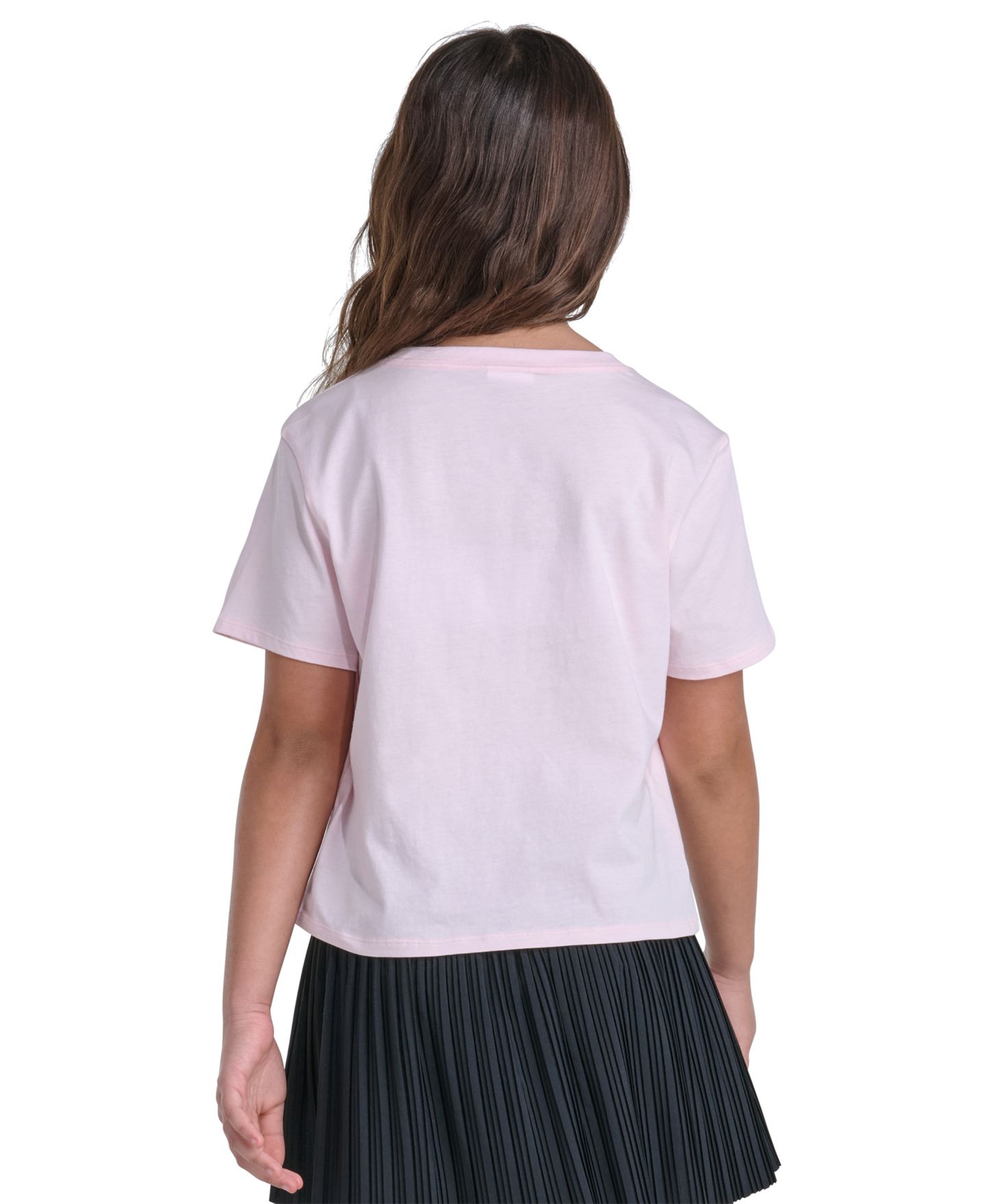 Футболка adidas Short-Sleeve T-Shirt для девочек, цвет: Розовый — фото 4