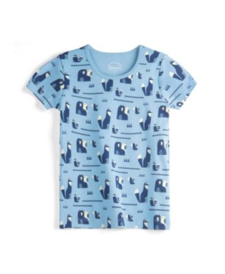 Toddler Girls Fair Trade Organic Cotton Ribbed Scoop Neck Tee