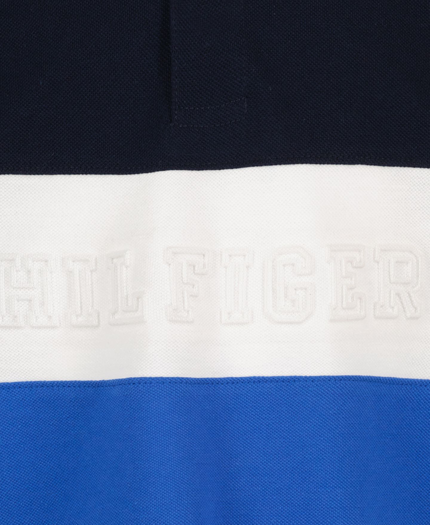 Поло Tommy Hilfiger Color-Blocked Logo Polo для мальчиков, цвет: Тёмно-синий — фото 5