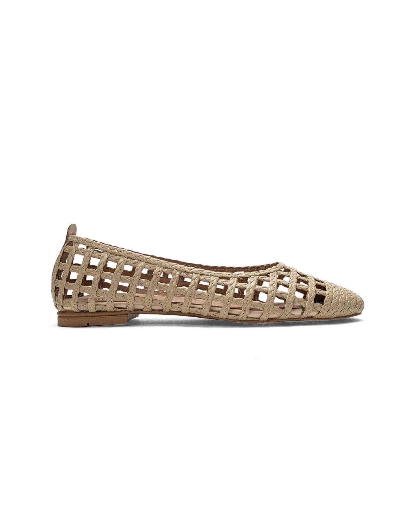 Женские плетёные балетки Prologue Shoes Elvaris, цвет: Бежевый — фото 2