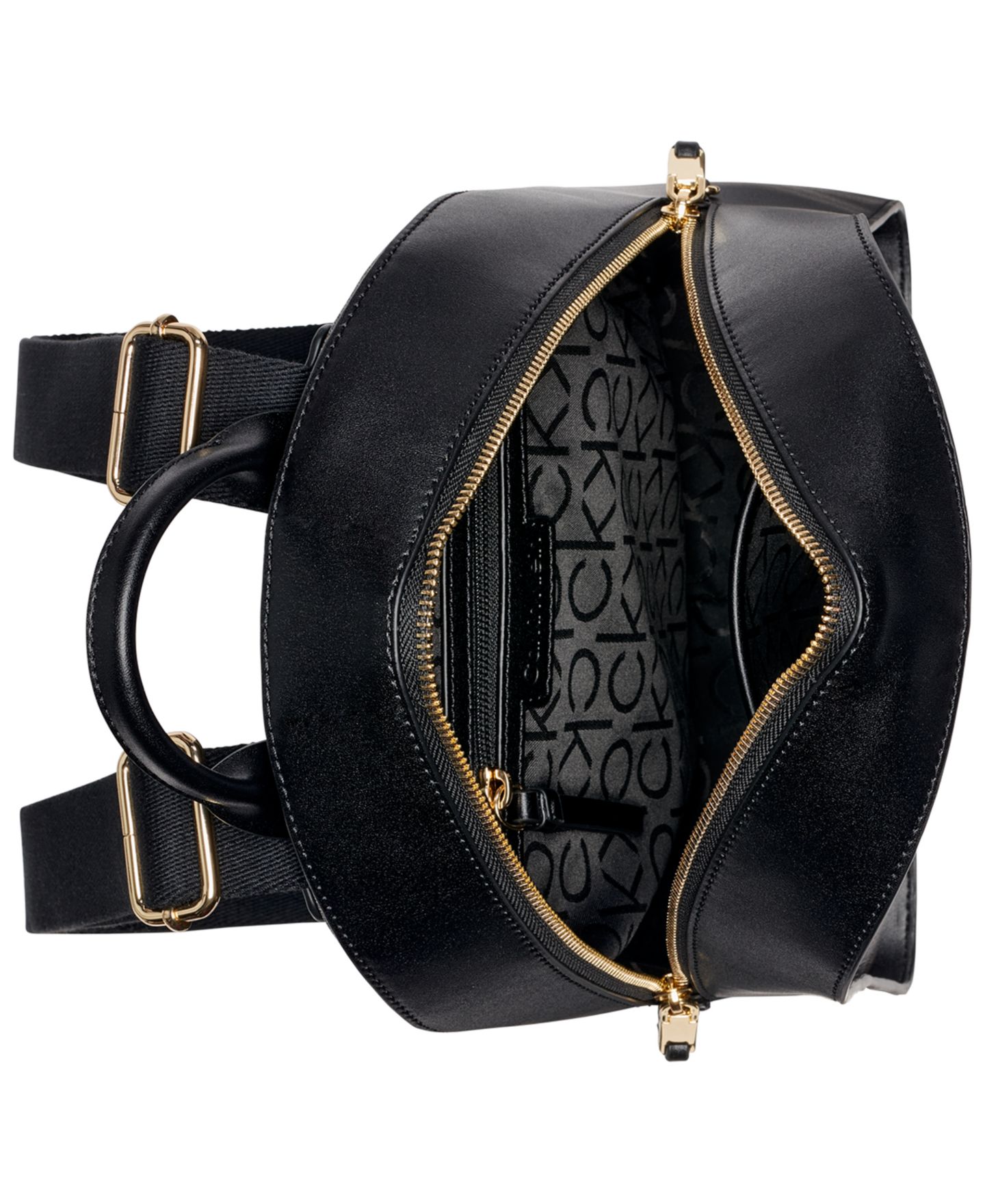 Рюкзак Calvin Klein Kyren Adjustable Strap Messenger, цвет: Коричневый хаки / Чёрный — фото 4