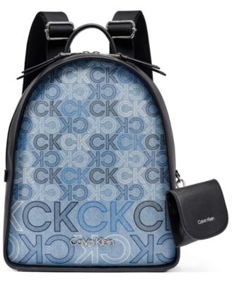 Kyren Denim Signature Backpack Messenger