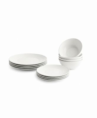 Barro NewWave Melamine 12-Piece Dinnerware Set, Service For 4