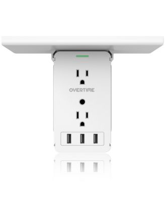 Outlet Shelf Charging Station 3 USB Ports