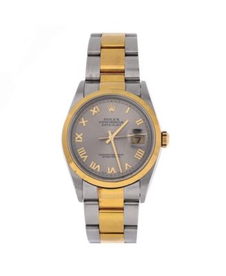 Oyster Perpetual Datejust Automatic Watch in Stainless Steel and Gold 36mm