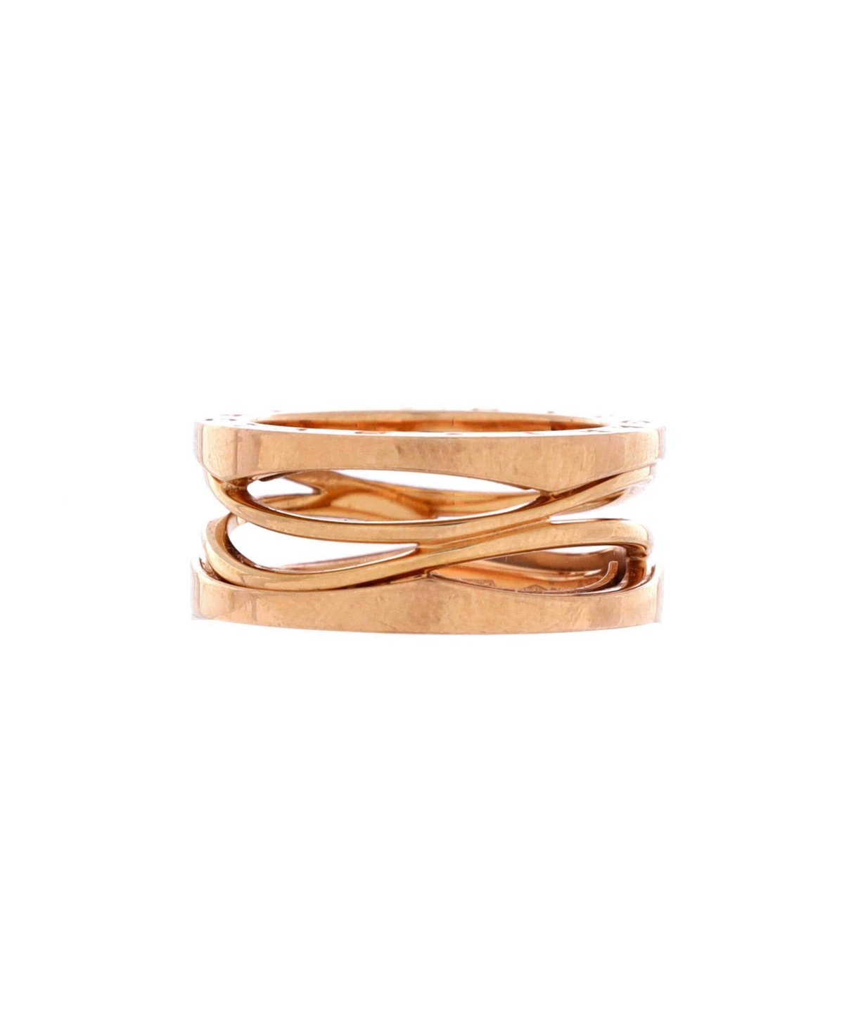 Pre-Owned Bvlgari B.Zero1 Design Legend Zaha Hadid Three Band Ring
