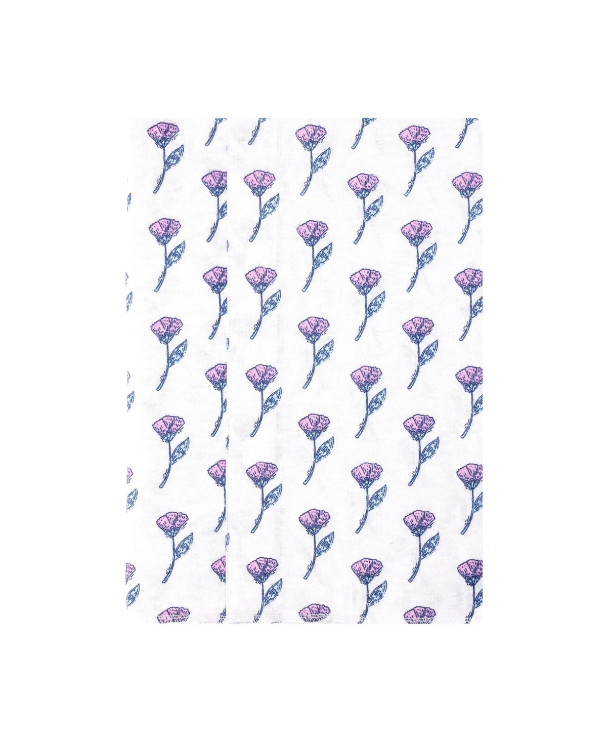 Hudson Baby Girl Cotton Poly Flannel Burp Cloths -Pack