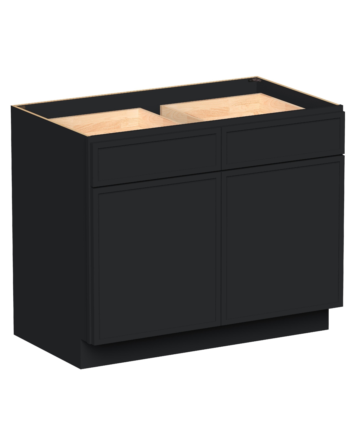Boyel Living 42 Inch Wide Standard Base Cabinet, Ready to Assemble Kitchen Cabinet with Solid Wood Frame, Soft-Close Slides and Hinges
