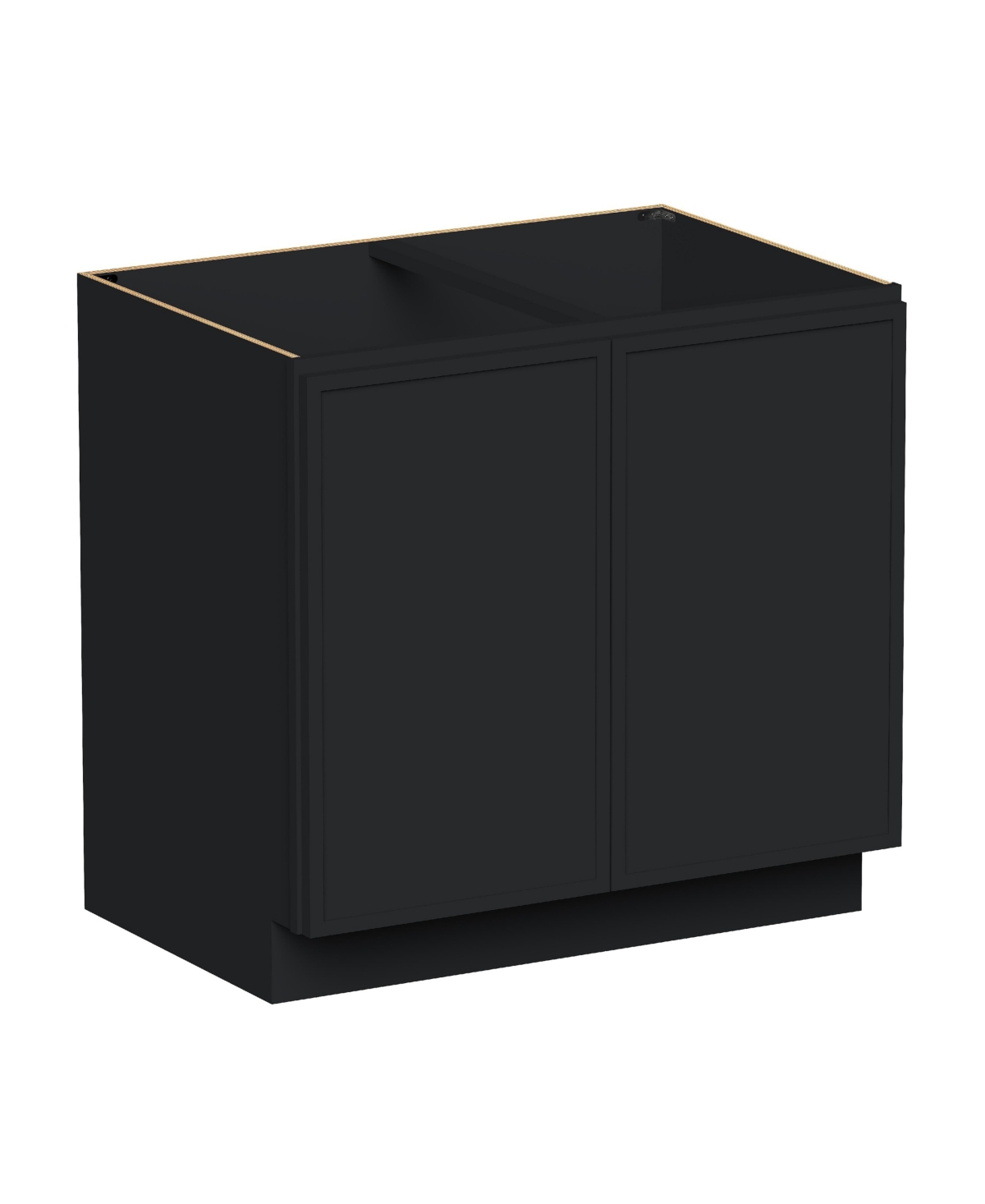 Boyel Living 36 Inc Wide Full Height Door Base Cabinet, Ready to Assemble Kitchen Cabinet with Solid Wood Frame, Soft-Close Slides and Hinges