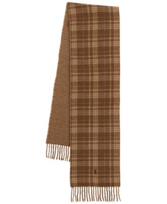 Men's Wool Blend Double Face Scarf