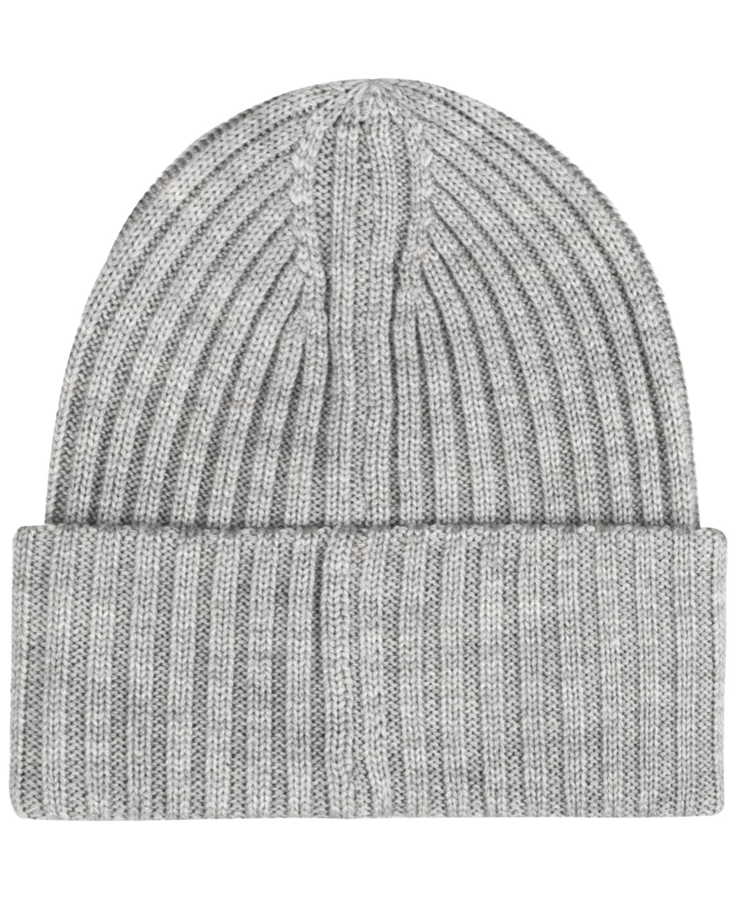 Мужская шапка Polo Ralph Lauren New York Beanie Hat, цвет: Меланжевый — фото 2