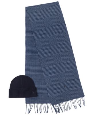 Men's Beanie Hat and Scarf, 2-Piece Set