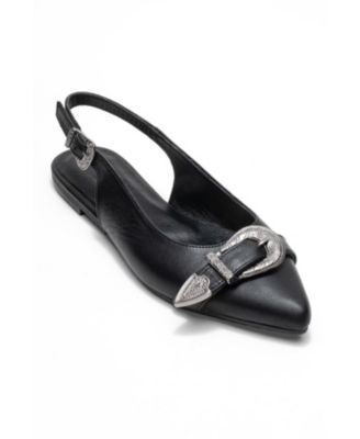 Women's Cordelia Leather Pointed Toe Buckle Sandal