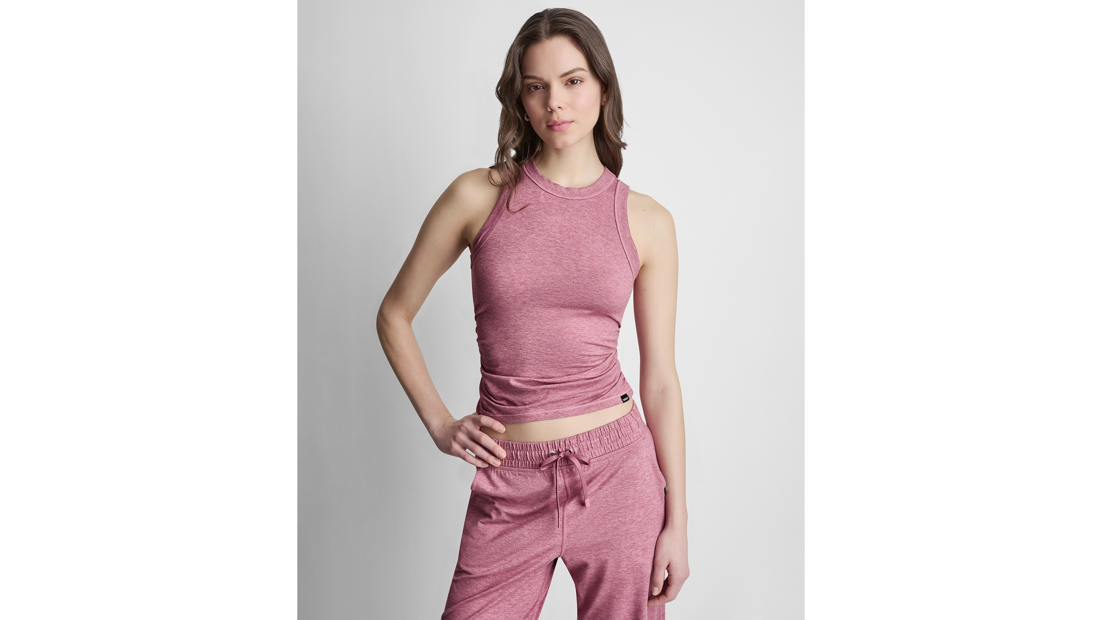 Dkny Sport Women's Spacedye Crewneck Tank Top