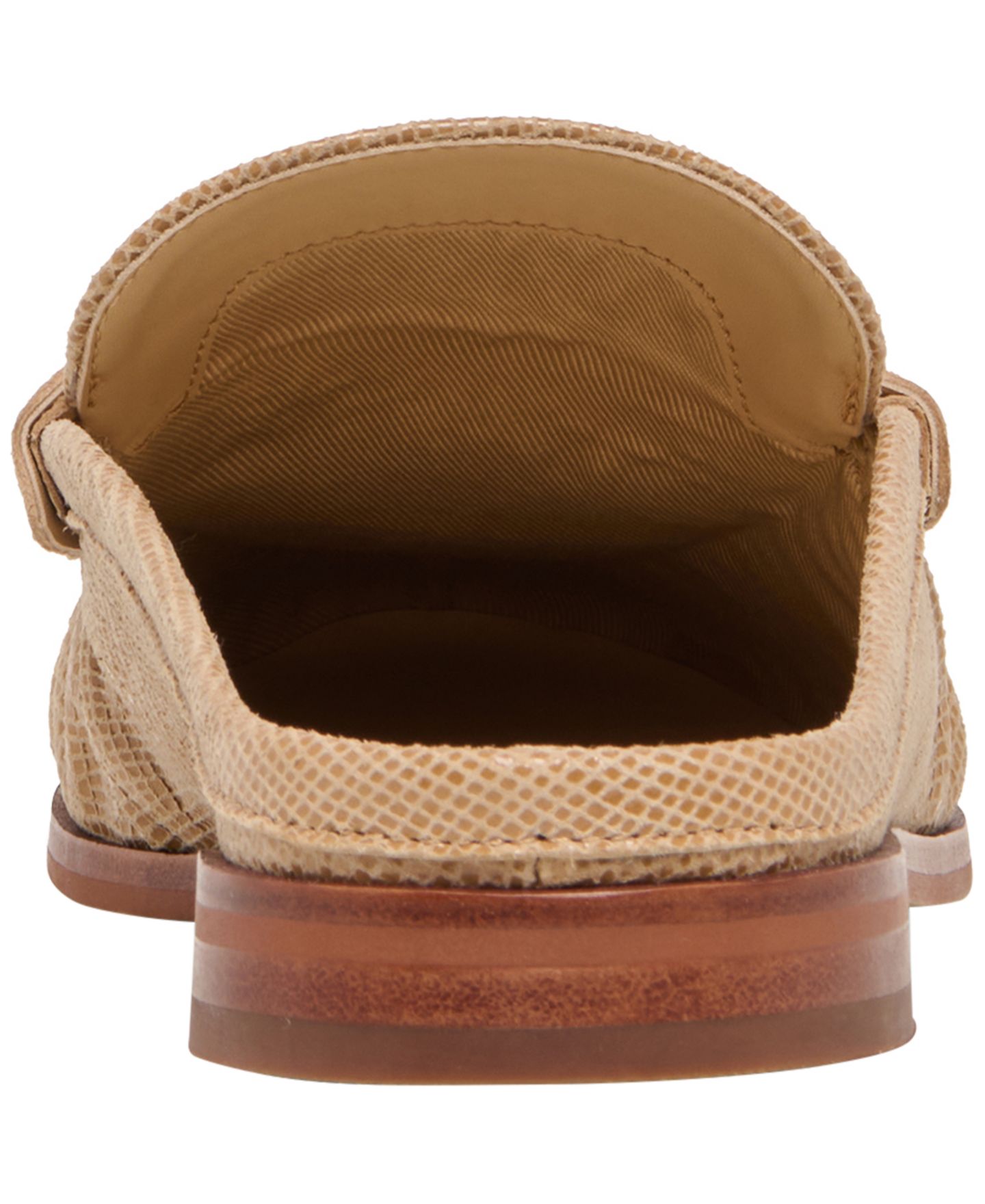 Женские сабо Dolce Vita Betzy Slip-On Loafer Mules, цвет: Латте кожаный — фото 3