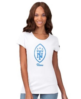 Women's White Tennessee Titans Endzone T-Shirt