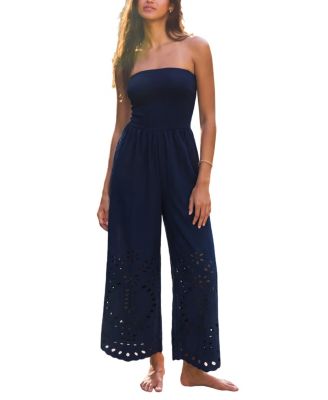 Women's V-Neck Zipper Closure Jumpsuit