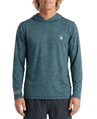 Men's Classic Heather Hooded Long-Sleeve Rash Guard